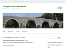 Tablet Screenshot of evangelische-allianz-wetzlar.de